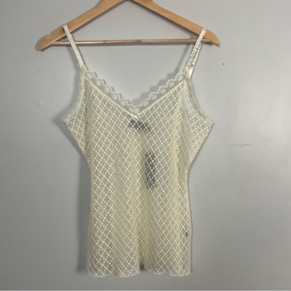 2007 Y2K the limited sheer lace tank top new with tags size medium